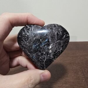 Astrophyllite Crystal Heart #B
